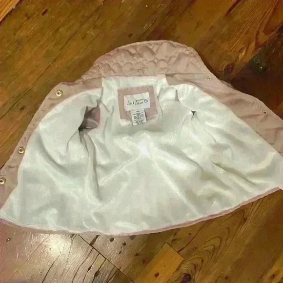 Liv & Lottie pink with fur lined coat size 12 month - Picture 3 of 4